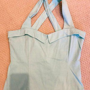 Sourpuss Light Teal Top